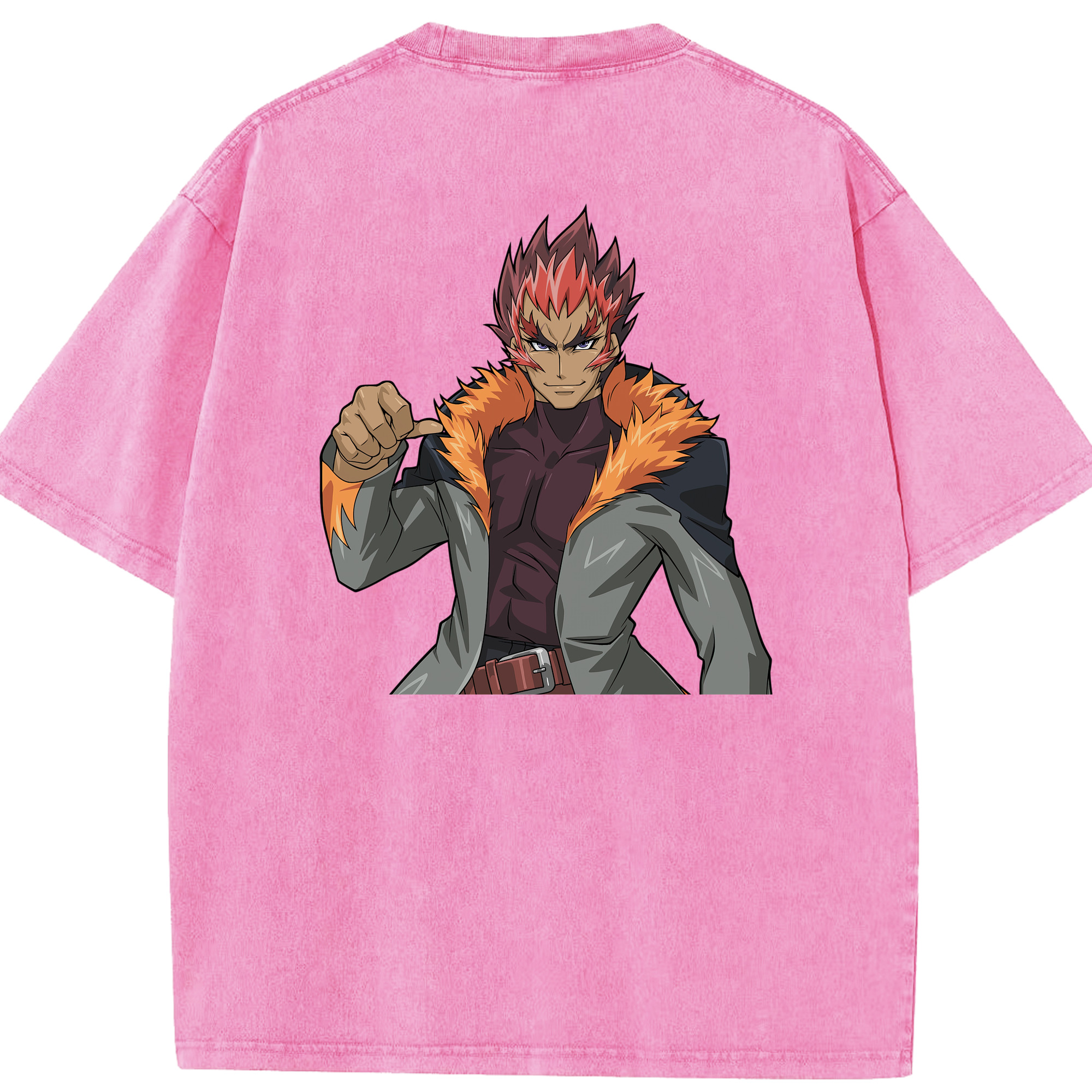 （画像用） 遊☆戯☆王 Yu-Gi-Oh! 綿100% ヴィンテージ風 半袖Tシャツ（背面プリント）